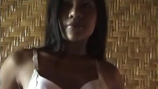 Hot Indian stripper taking her clothes off