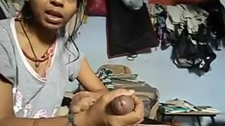 married indian bhabhi giving hot blowjob before late night sex